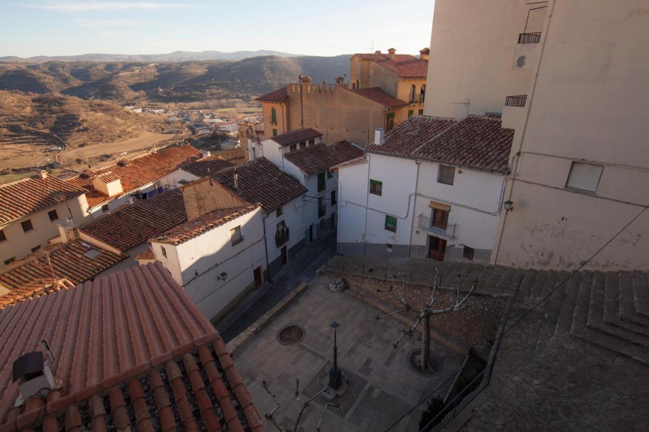 Apartamentos Prades Morella Bagian luar foto
